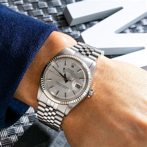 rolex datejust 1601 stainless steel|rolex datejust 1601 36mm.